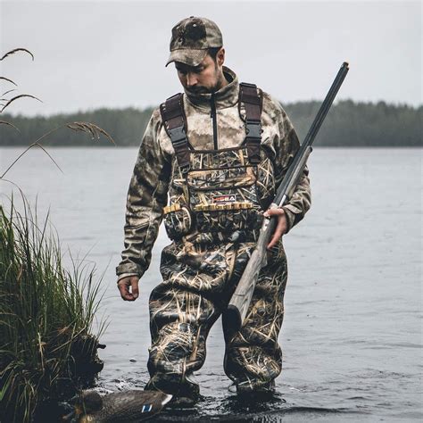 There are also plenty of camo options including Mossy Oak Bottomland, Realtree Timber and more. . Duck hunting waders